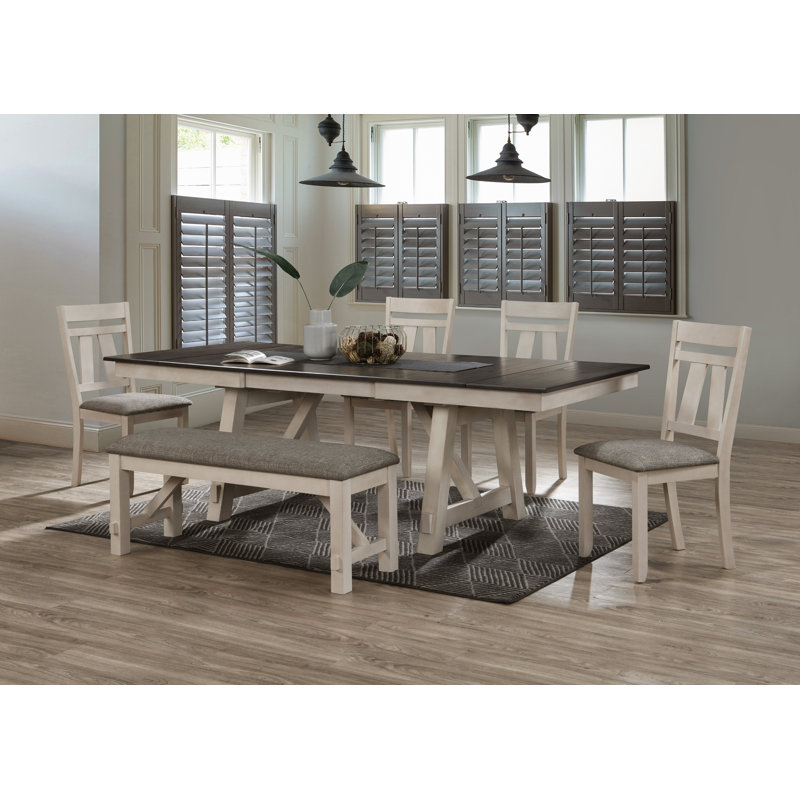 Wayfair dining room sets with bench sales